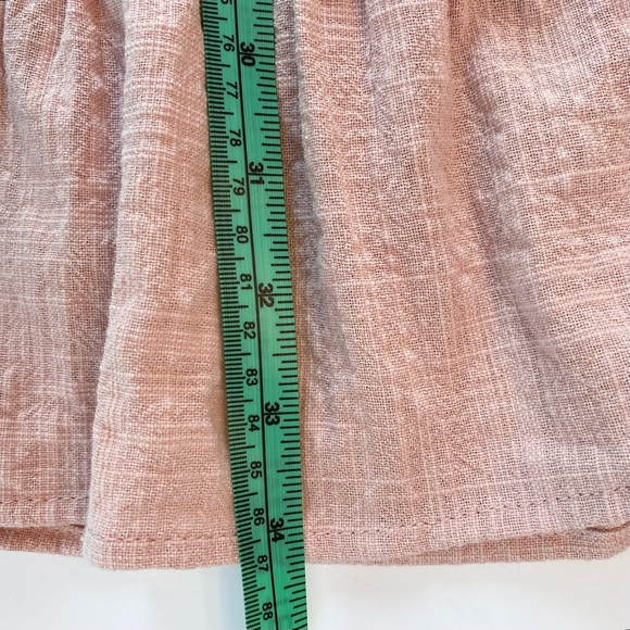 Knox Rose Embroidered Pink Babydoll A-Line Dress Small Tiered Floral Bohemian - Picture 7 of 8